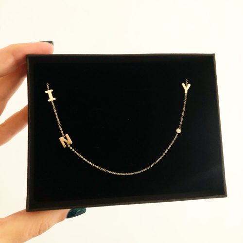 שרשרת אותיות בעיצוב אישי