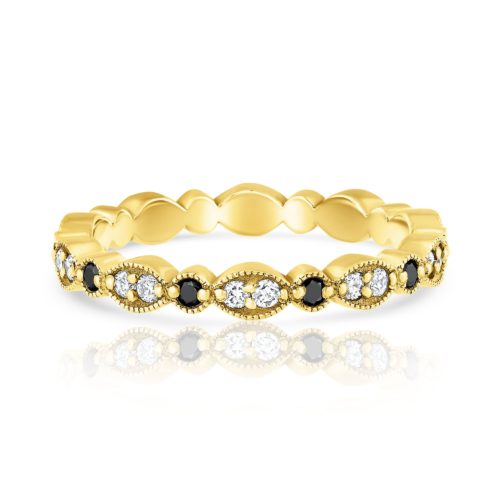טבעת עלים בעיצוב אישי משובצת יהלומים לבנים