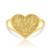טבעת חותם לב וינטאג׳