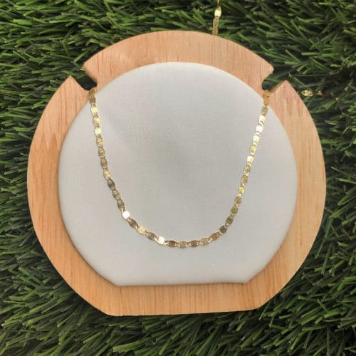 שרשרת דיסקיות וינטאג׳ זהב 14 קארט צהוב