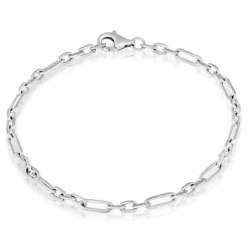 צמיד עדין של חוליות מעוצבות זהב 14 קארט