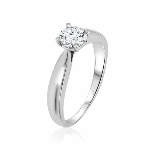 טבעת סוליטר מעוצבת