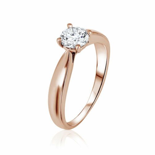 טבעת סוליטר מעוצבת