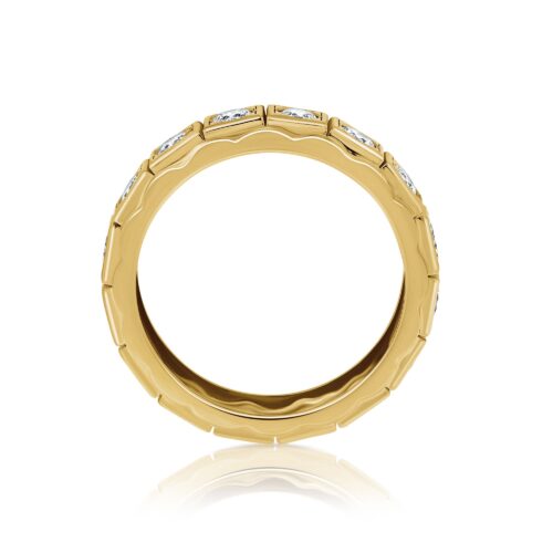 טבעת וינטאג׳ של סבתא רחל משובצת יהלומים לבנים