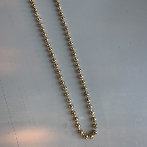 שרשרת כדורים זהב 14 קארט צהוב - קלירנס - אין החזרות, אין החלפות, אין החזר כספי