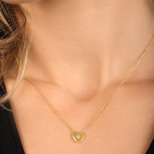 שרשרת לב כפול מהמם ועדיף משובץ יהלום או אבן חן לבחירה