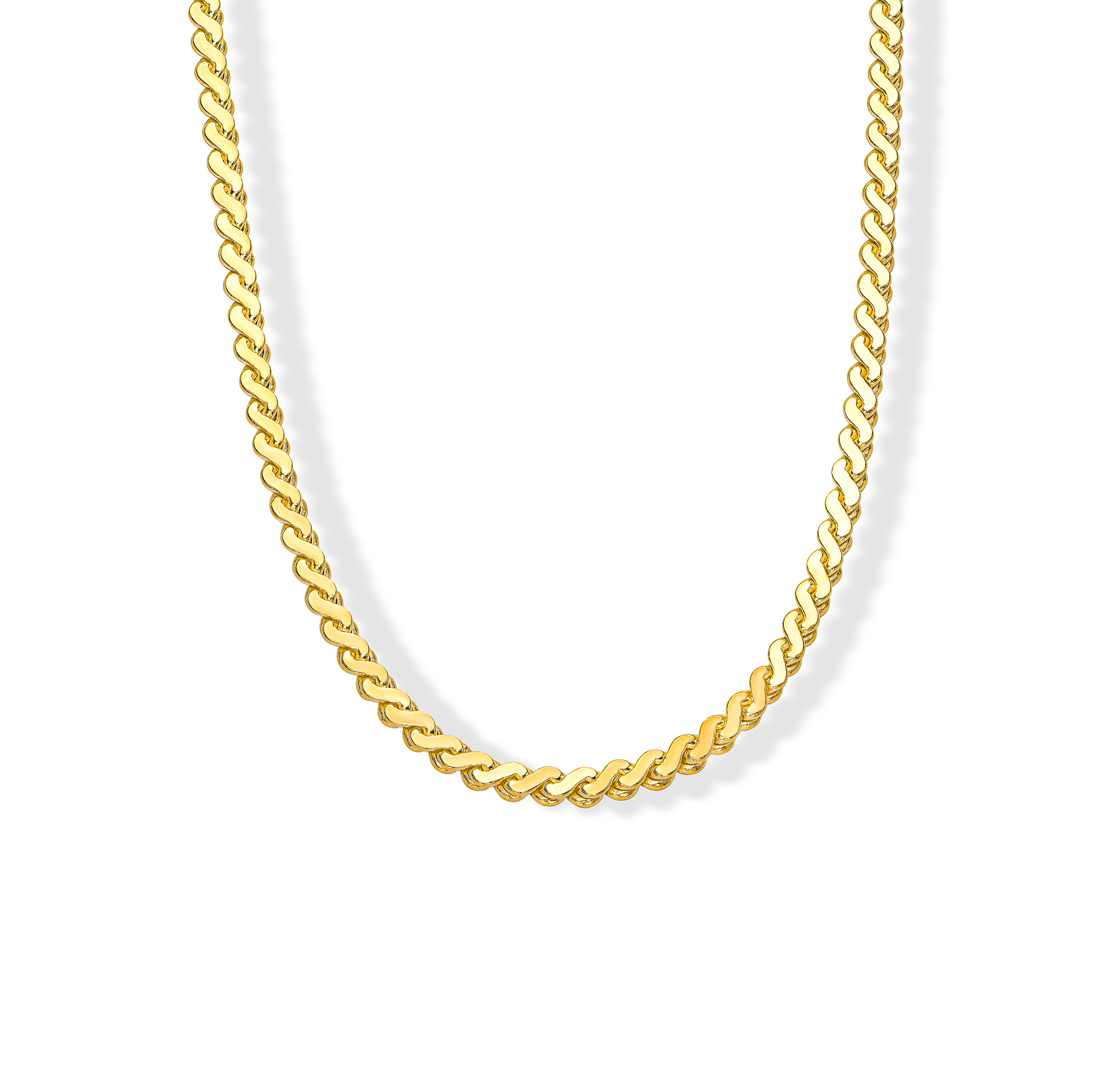 שרשרת זהב מושלמת בסטייל גורמט עדין עם נגיעת וינטאג׳